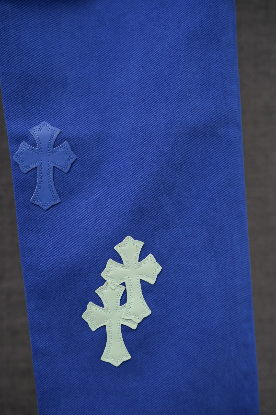 ：S 025 & Chrome Hearts Same Style ：Blue Size：28 30 32 34 （S-XL)